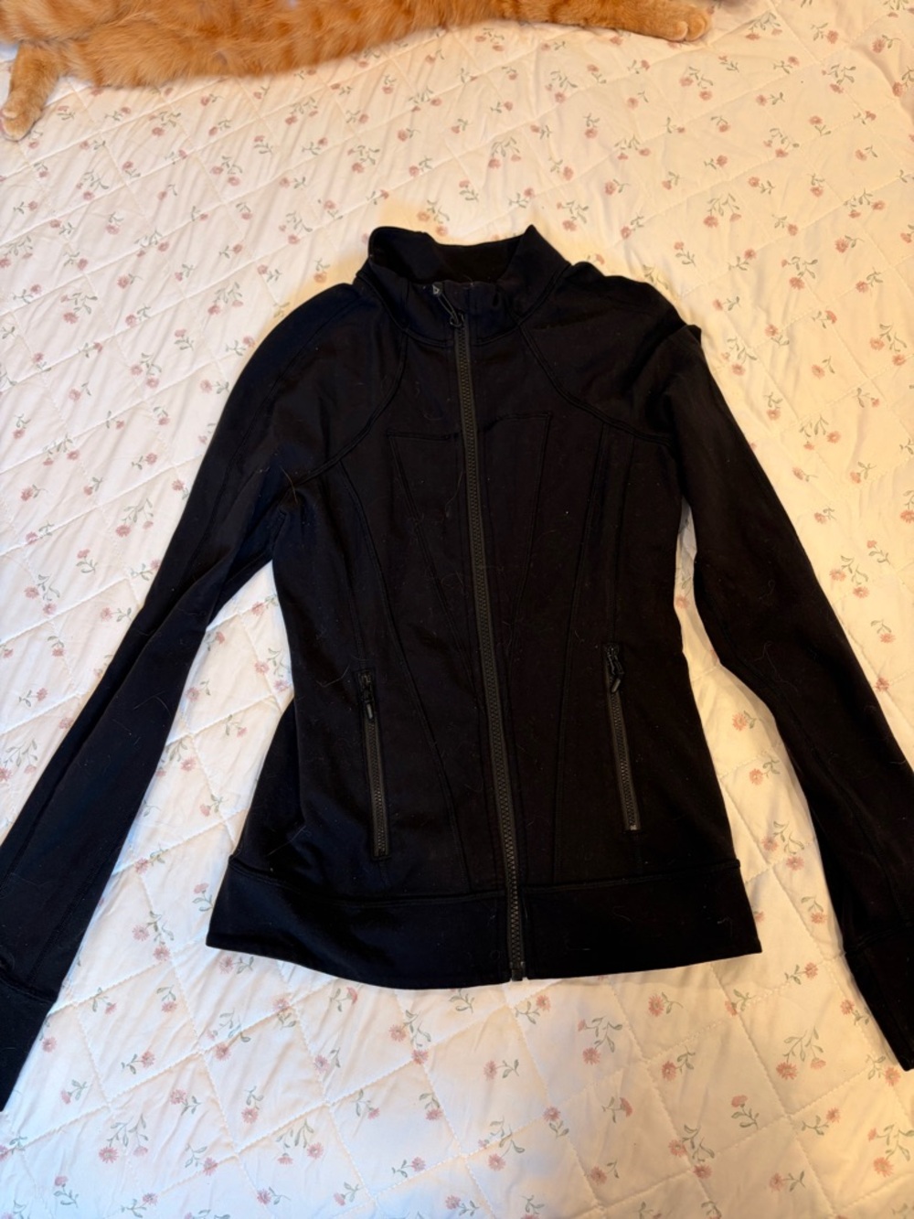 Ivivva Black Zip-Up Athletic Jacket